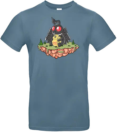 Healthy Drink - moth, mothman, flower, vampire, nektar, motte - Standard T-Shirt