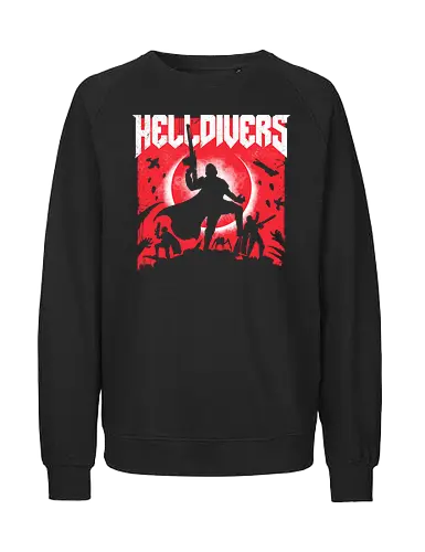 Doom Divers - hell, diver, gaming, mashup - Fairtrade Sweatshirt
