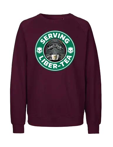 Liber-T - coffee, coffeehouse, hell, diver, gaming, t - Fairtrade Sweatshirt