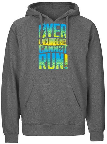 Overencumbered - fallout, gaming, statement - Fairtrade Hoodie
