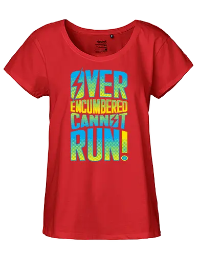 Overencumbered - fallout, gaming, statement - Fairtrade Girl Shirt