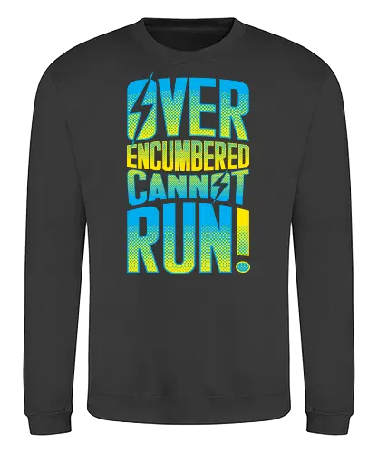 Overencumbered - fallout, gaming, statement - Sweatshirt