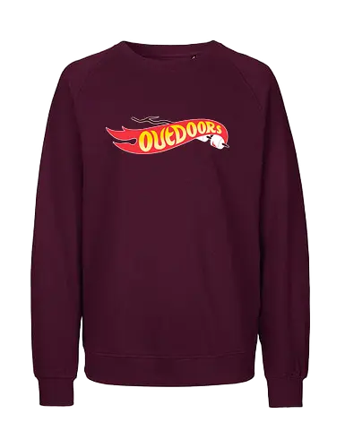 Outdoors! - outdoor, marshmallow, bonfire, camping, wheels, retro, 90s - Fairtrade Sweatshirt