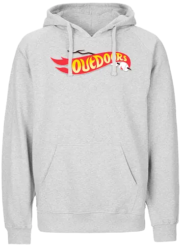 Outdoors! - outdoor, marshmallow, bonfire, camping, wheels, retro, 90s - Fairtrade Hoodie