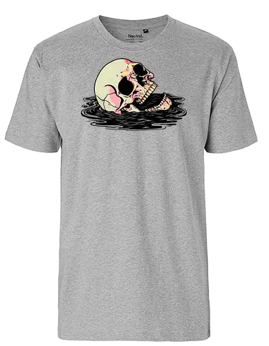 True Despair - skull, despair, verzweifelt, sorrow - Fairtrade T-Shirt