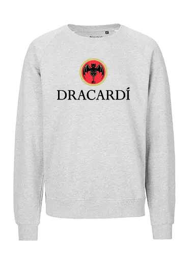 Dracardi - dragon, drache, zähmen, tame, rum, mashup - Fairtrade Sweatshirt