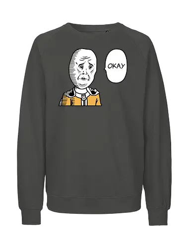 Hero Meme! - hero, anime, manga, punch, superhero - Fairtrade Sweatshirt