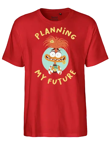 Planning my Future - anxiety, emotion, future - Fairtrade T-Shirt