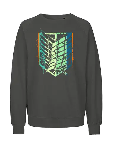 Scout Titans - aot, attack, titan, anime, manga - Fairtrade Sweatshirt