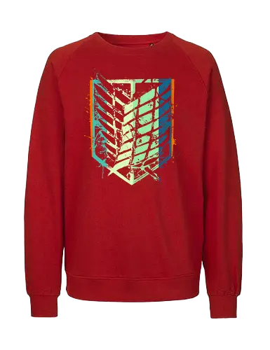 Scout Titans - aot, attack, titan, anime, manga - Fairtrade Sweatshirt