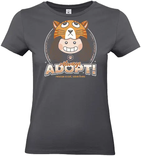 Adopt a Cat - Cute, Cat, Katze - Standard T-Shirt (Women)