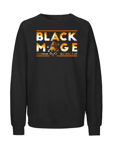 Black Mage - Final, Fantasy, Aura, Vivi - Fairtrade Sweatshirt