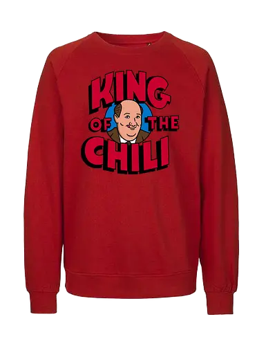 King of the Chili - office, büro, chili - Fairtrade Sweatshirt