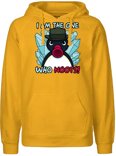 The One who noots! - bad, tv, pingu, penguin, brking - Fairtrade Hoodie