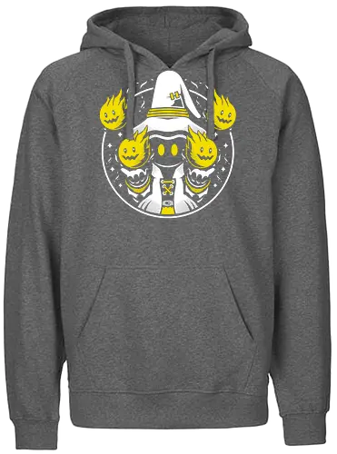 Black Mage Pyro - Final, Fantasy, Wizard - Fairtrade Hoodie