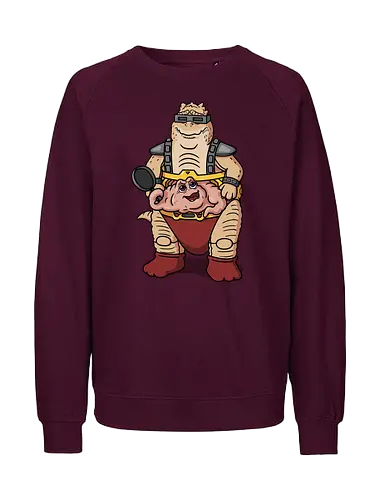Not the Brain - turtle, ninja, villain, comic - Fairtrade Sweatshirt