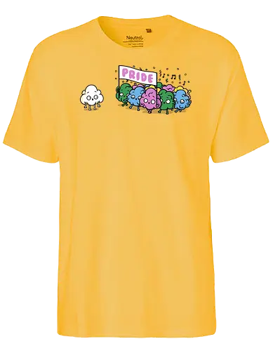 Pridecorn - pride, queer, popcorn, lgbtq, colorful - Fairtrade T-Shirt