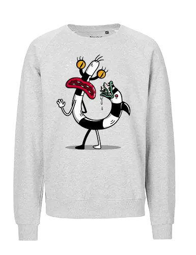 Wormtail - monster, cartoon, betelgeuse - Fairtrade Sweatshirt