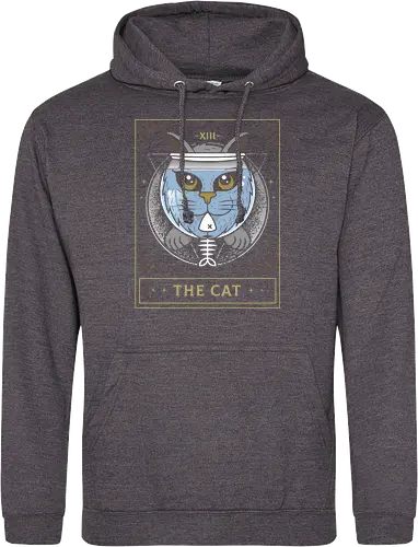 Fish Bowl Cat Tarot Card