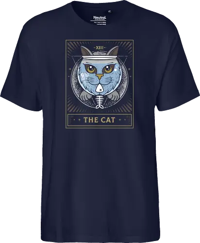 Fish Bowl Cat Tarot Card