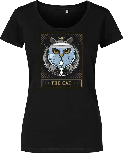 Fish Bowl Cat Tarot Card