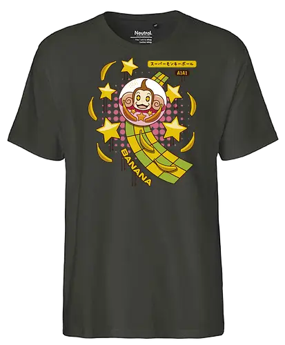Monkey Banana Star - Affe - Fairtrade T-Shirt