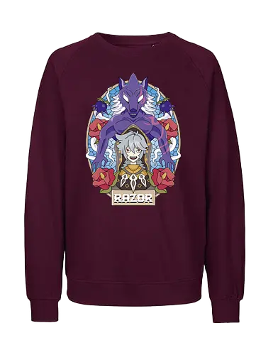 Razor Tattoo - Genshin, Impact - Fairtrade Sweatshirt
