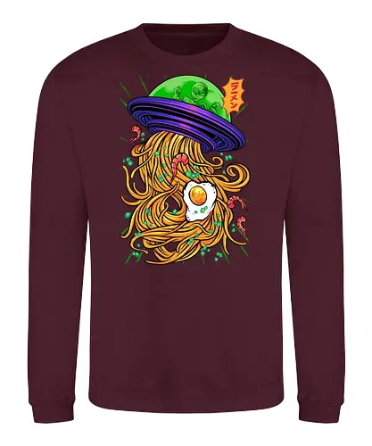 Unknown flying Ramen - Noodles, Alien - Sweatshirt