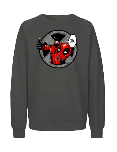 Fun Undead - Mushroom Cloud, Fall, Out, Dead - Fairtrade Sweatshirt