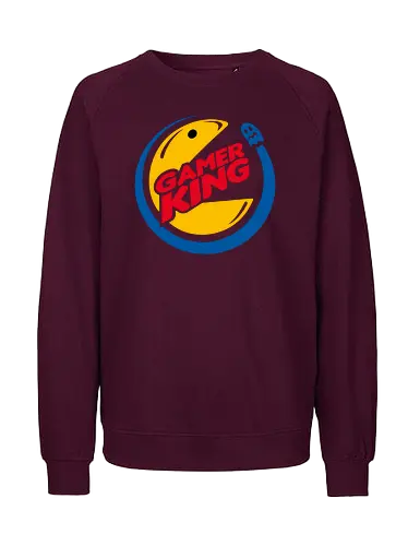 Gamer King X - Pac, Man, Ghost, t - Fairtrade Sweatshirt