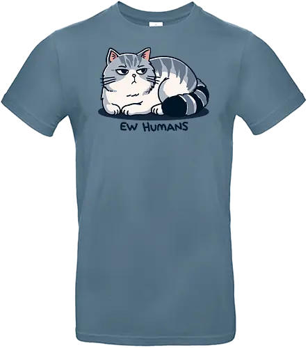 Ew, Humans - cat, katze, mensch, statement - Standard T-Shirt