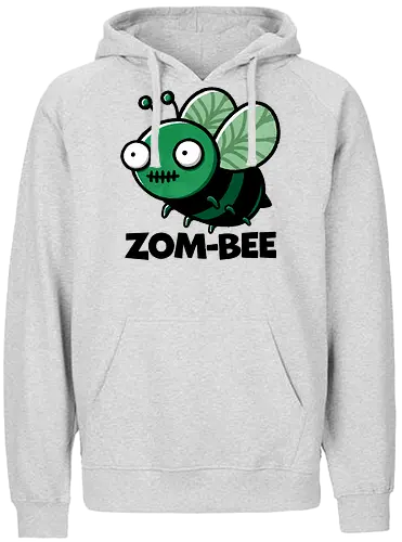 Zom-Bee - zombie, bee, biene, untot, undd - Fairtrade Hoodie
