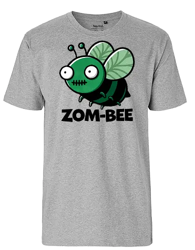 Zom-Bee - zombie, bee, biene, untot, undd - Fairtrade T-Shirt