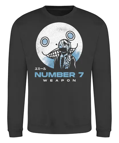 Weapon Number 7 - emil, automata, gaming - Sweatshirt