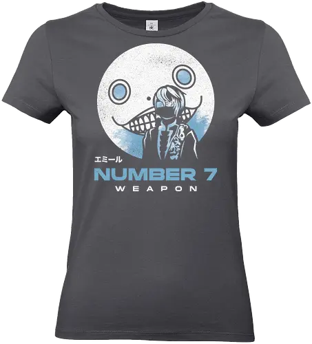 Weapon Number 7 - emil, automata, gaming - Standard T-Shirt (Women)