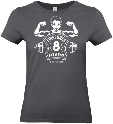 Fire Fitness - fire, force, anime, manga, gym - Standard T-Shirt (Women)