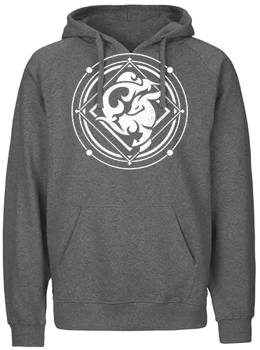 Ice Adeptus Sigil - goat, impact, gaming - Fairtrade Hoodie
