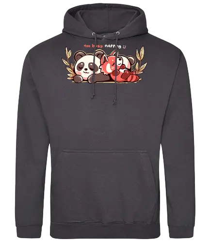 Too Busy Napping - panda, nap, schlafen - Standard Hoodie