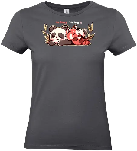 Too Busy Napping - panda, nap, schlafen - Standard T-Shirt (Women)