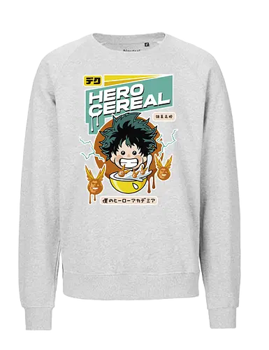 Cereal Academia - Japan, Hero, Deku - Fairtrade Sweatshirt