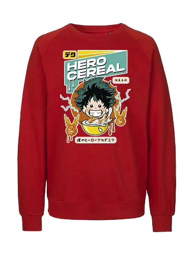 Cereal Academia - Japan, Hero, Deku - Fairtrade Sweatshirt