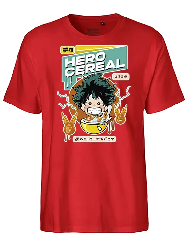 Cereal Academia - Japan, Hero, Deku - Fairtrade T-Shirt