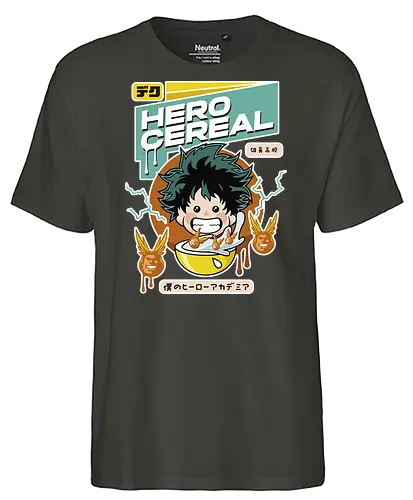 Cereal Academia - Japan, Hero, Deku - Fairtrade T-Shirt