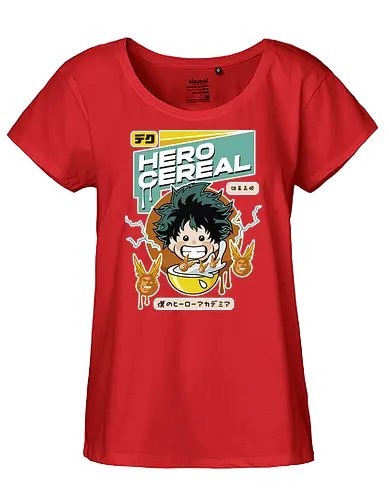 Cereal Academia - Japan, Hero, Deku - Fairtrade Girl Shirt