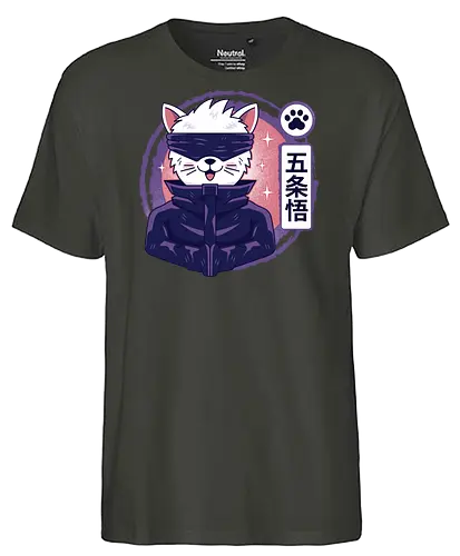 Gojo Cat - Blindfold, Eyes - Fairtrade T-Shirt