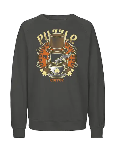 Master of Puzzle and Coffee - Detective, Mystery - Fairtrade Sweatshirt