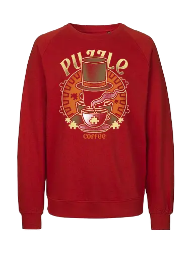 Master of Puzzle and Coffee - Detective, Mystery - Fairtrade Sweatshirt