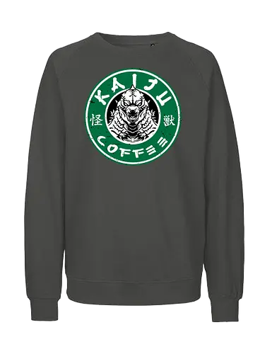 Kaiju Coffee - Kaiju, Monster, Coffee - Fairtrade Sweatshirt