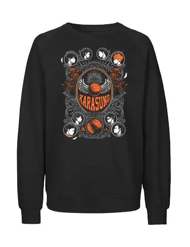 Fly High Karasuno - anime, manga, volleyball - Fairtrade Sweatshirt