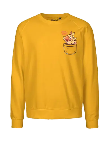Bird in your Pocket - kweh, final, fantasy - Fairtrade Sweatshirt